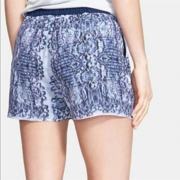 1.STATE Blue Printed Side Panel Tank Top and Matching Shorts Set Size Small - Picture 13 of 16